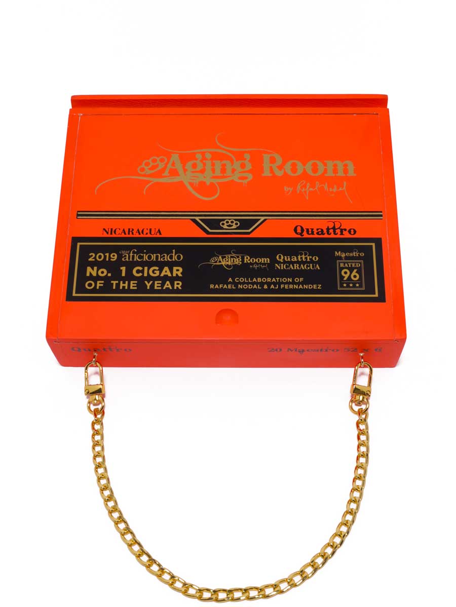 Orange Room Cigar Box Purse Main